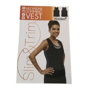 NWT Slim & Trim Neoprene Slimming Fitness Vest Size Large